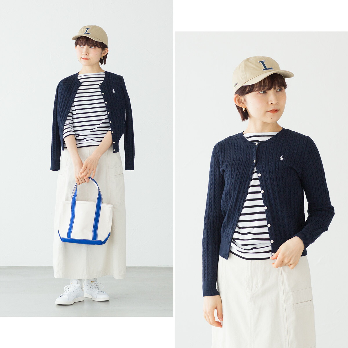 ポロ ラルフローレン ミニ ケーブル コットン カーディガン POLO Ralph