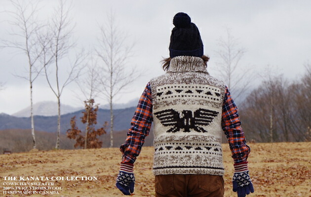 楽天市場】【アウトレット】Kanata カウチンセーター（カウチンベスト