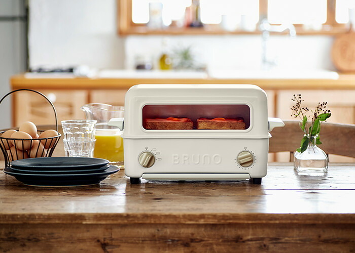 インテリアショップe-goods / brunoトースターグリル レッド ホワイト