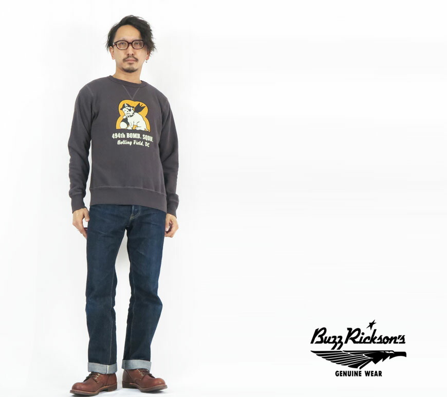 楽天市場】バズリクソンズ BUZZ RICKSON'S 長袖 セットイン クルー