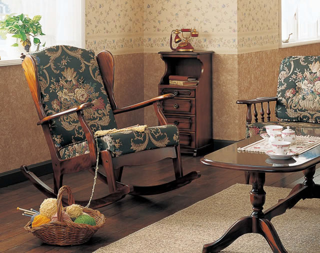 楽天市場】カリモク ロッキングチェア パーソナルチェア コロニアル