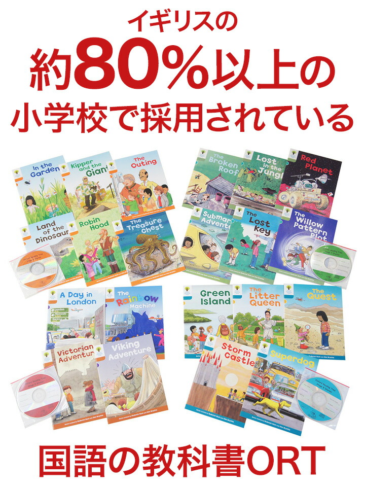 楽天市場】英語 教科書 Oxford Reading Tree トランクパックB 音声CD