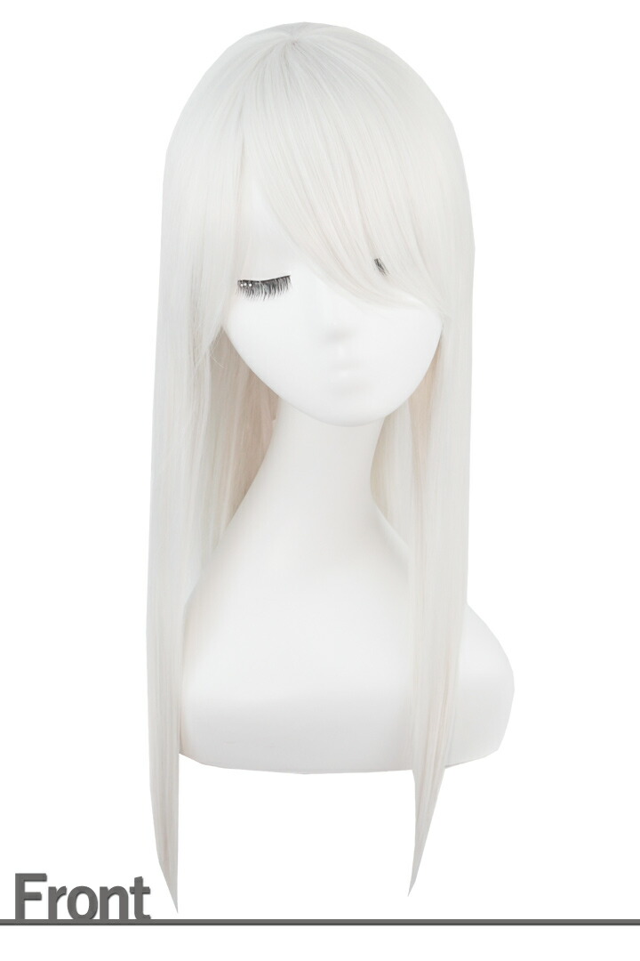NEW】コスプレウィッグ（ライトロング）【サンドホワイト(OW-063)】