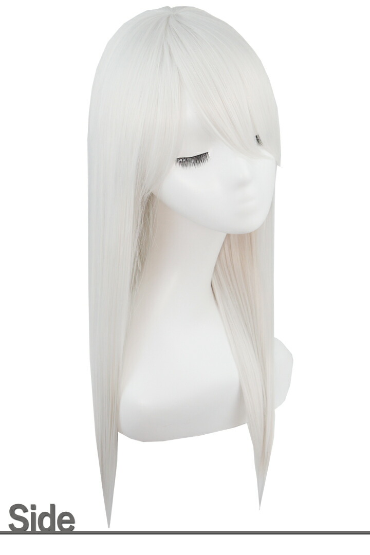 NEW】コスプレウィッグ（ライトロング）【サンドホワイト(OW-063)】