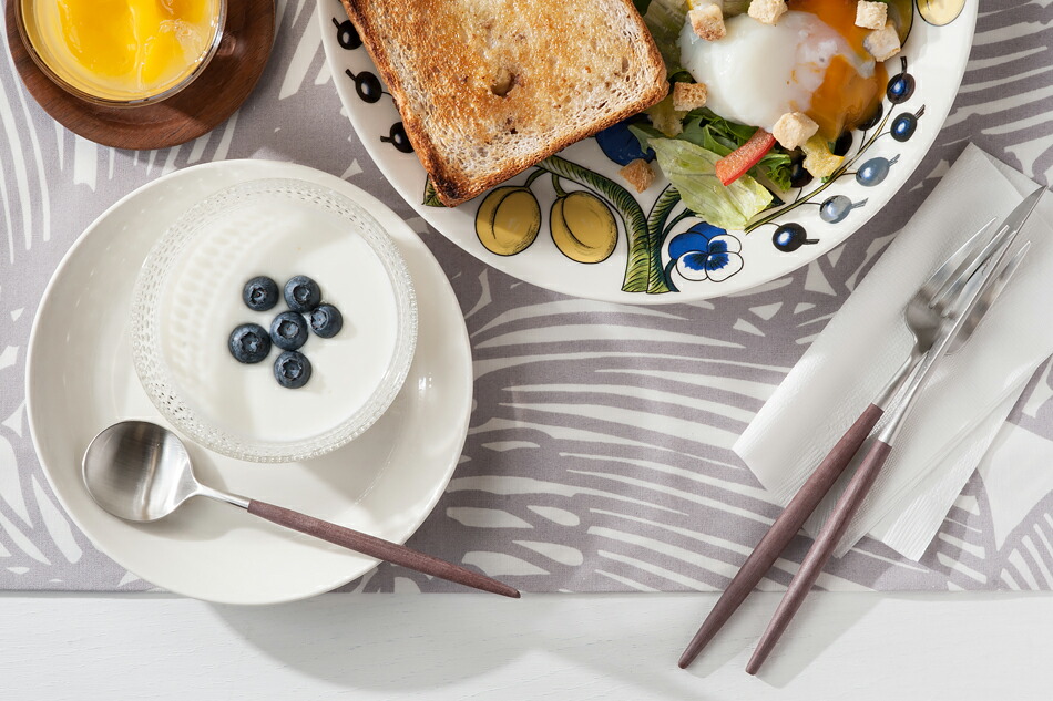 ゴア／GOA ブラウン×シルバー カトラリー（クチポール／Cutipol