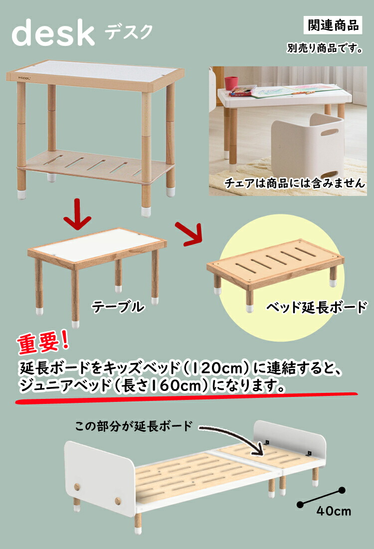 楽天市場】HOPPL キッズベッド ホップル bebed べベッド キッズ