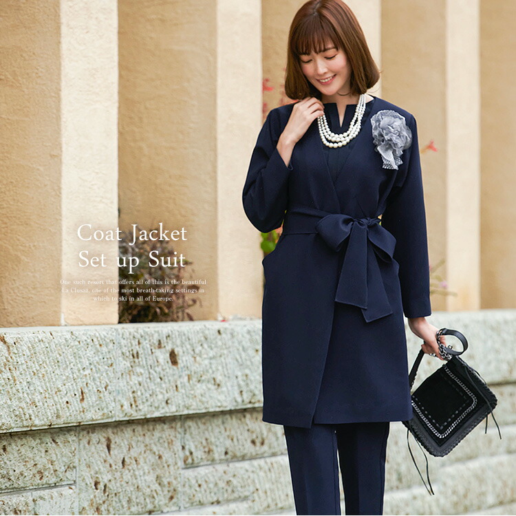 コートジャケットセットアップスーツ「SU860」-RUIRUE BOUTIQUE