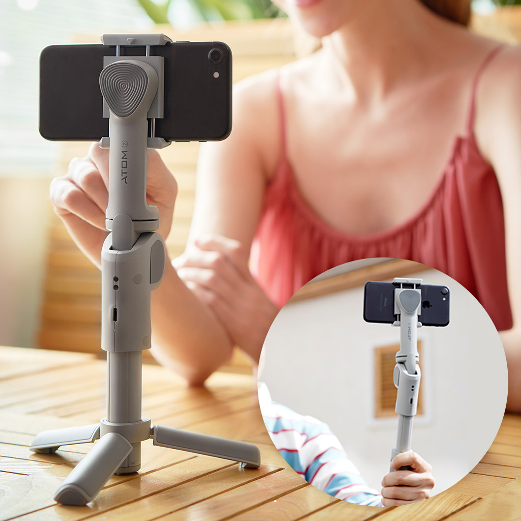 楽天市場】SNOPPA 3軸 スマホ用ジンバル ATOM2 [自動開閉式簡単撮影