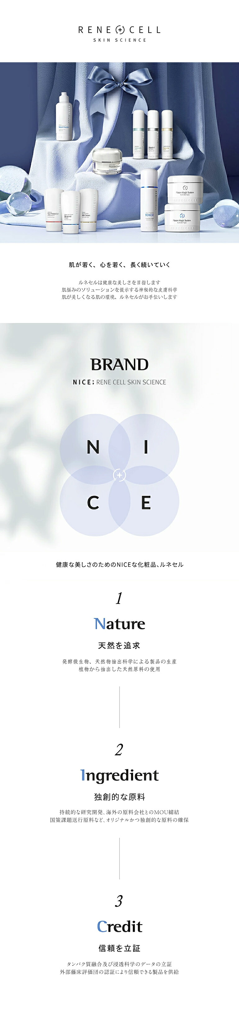 楽天市場】RENECELL ペプチドクリーム（しわケアクリーム）50ml