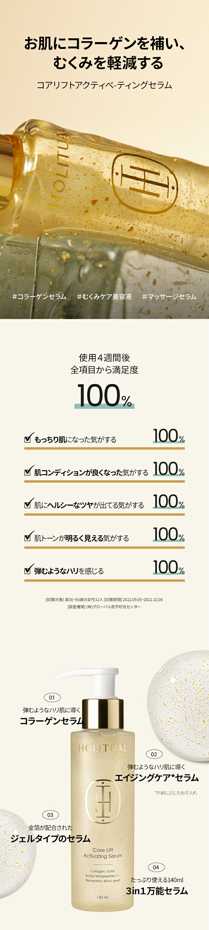 楽天市場】【HOLITUAL公式】コア リフト アクティベーティング セラム