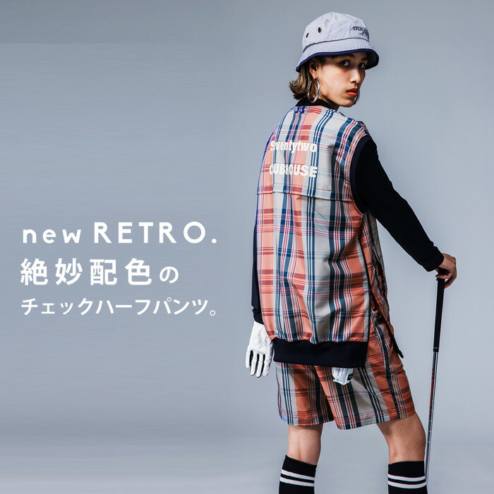 ANTIQUA GOLF×STCH ハーフパンツ レディース 送料無料・再再販。(80