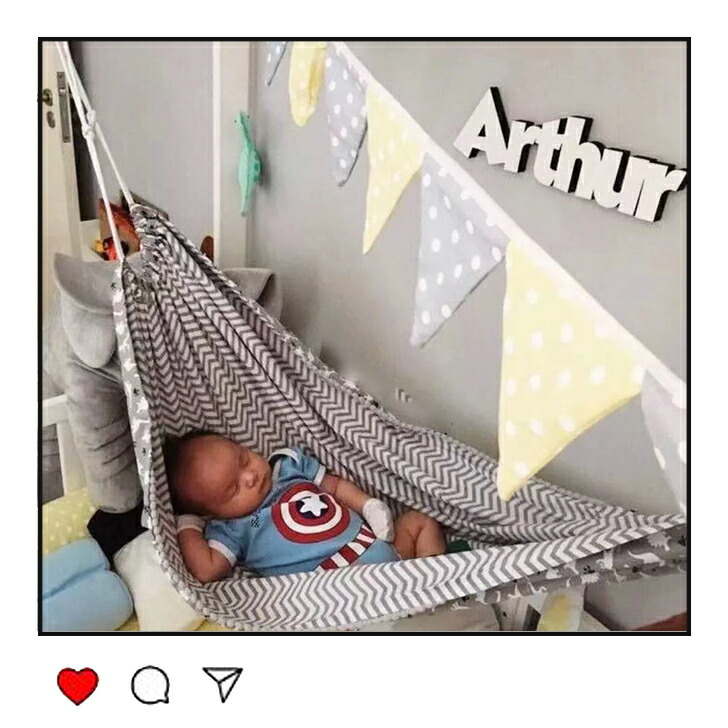 楽天市場】ハンモック 可愛い ブランコ ベビーベッド ベビーマット北欧