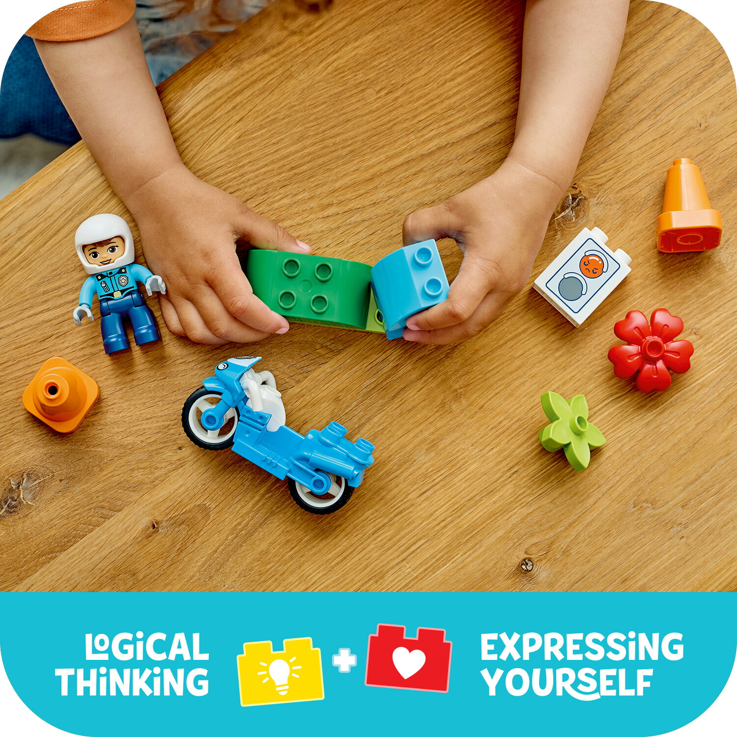 楽天市場】【レゴ 認定販売店】 レゴ デュプロ 青いポリスバイク 10471