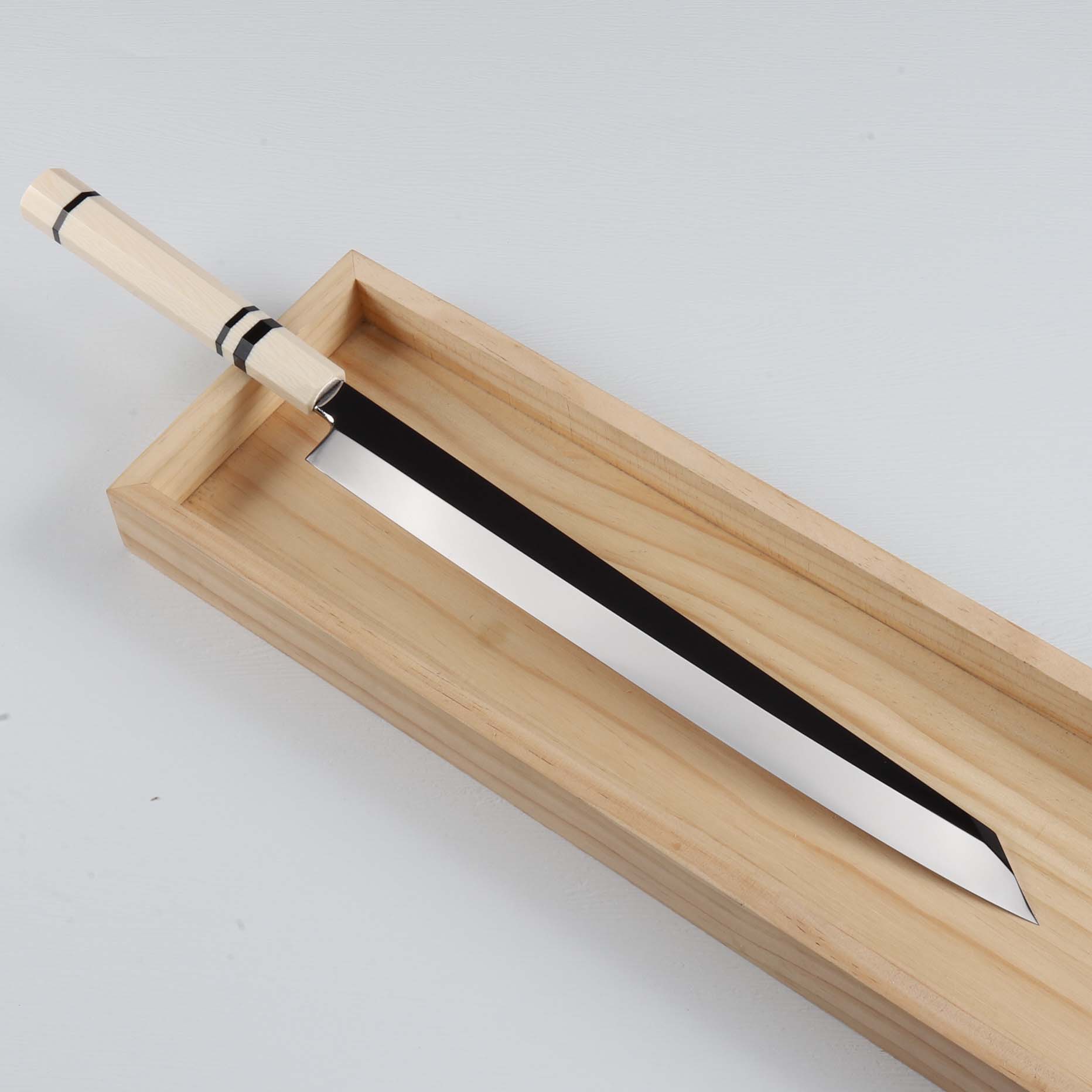 楽天市場】切付柳刃包丁 尺（刃渡り300mm）ウルトラ鏡面仕上げ 刺身