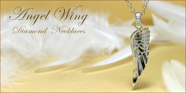 楽天市場】エンジェルウィング〜天使の羽〜 K18WG ダイヤモンド