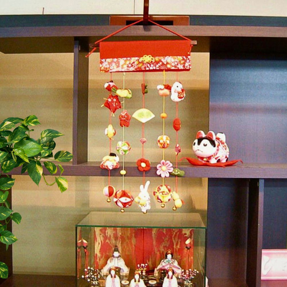 楽天市場】【雛人形限定クーポン配布中】 一本吊り 縁起物 しあわせの