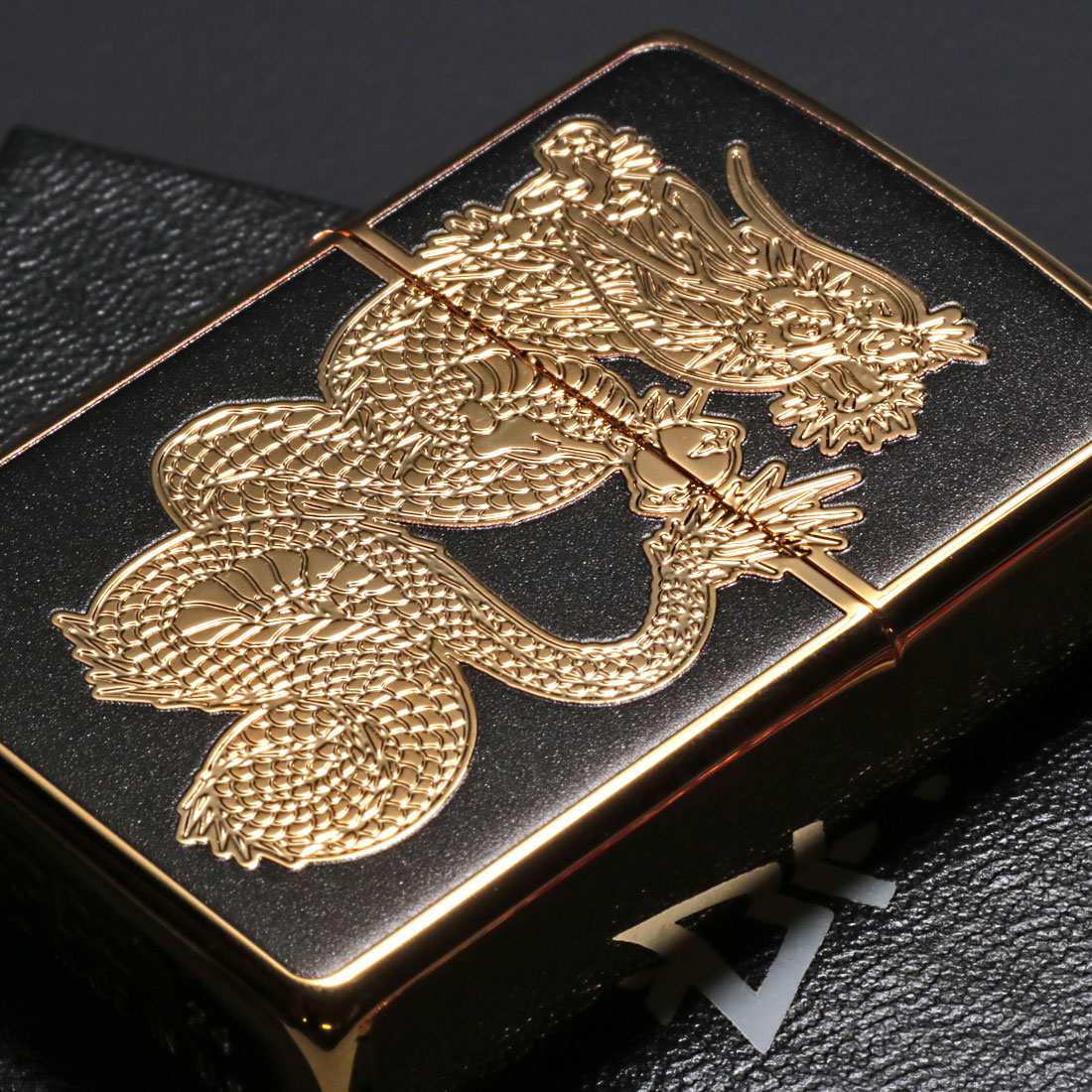 zippo(ジッポーライター)ドラゴンGシリーズ Dragon G 金メッキ BK