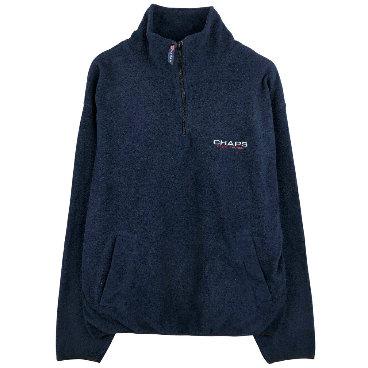 古着 ラルフローレン Ralph Lauren CHAPS チャップス ハーフジップ