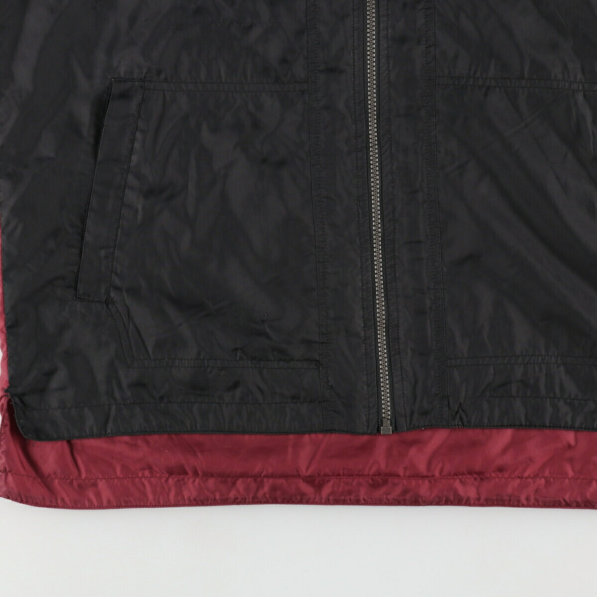 古着 90年代 ナイキ NIKE フード付き ナイロンベスト メンズS相当