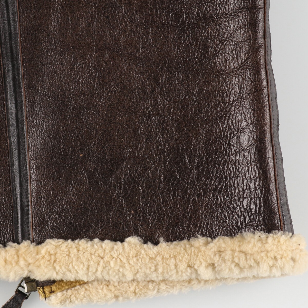 古着 シープスキンムートンベスト レディースL相当 /eaa497304 【中古