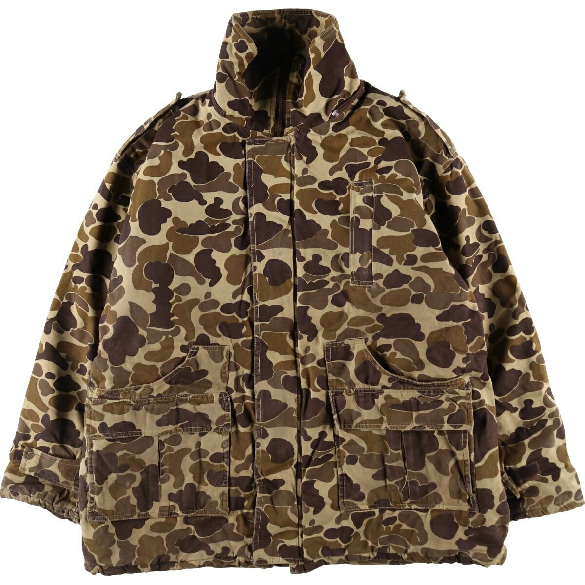 古着 AVID 迷彩柄 ダックハンターカモ 中綿入り ハンティング