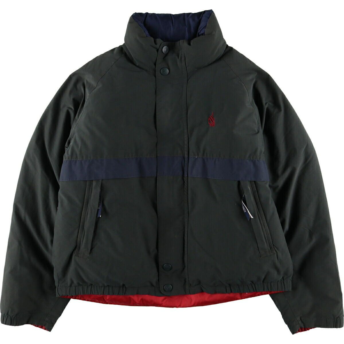古着 90年代 ノーティカ NAUTICA リバーシブル ダウンジャケット