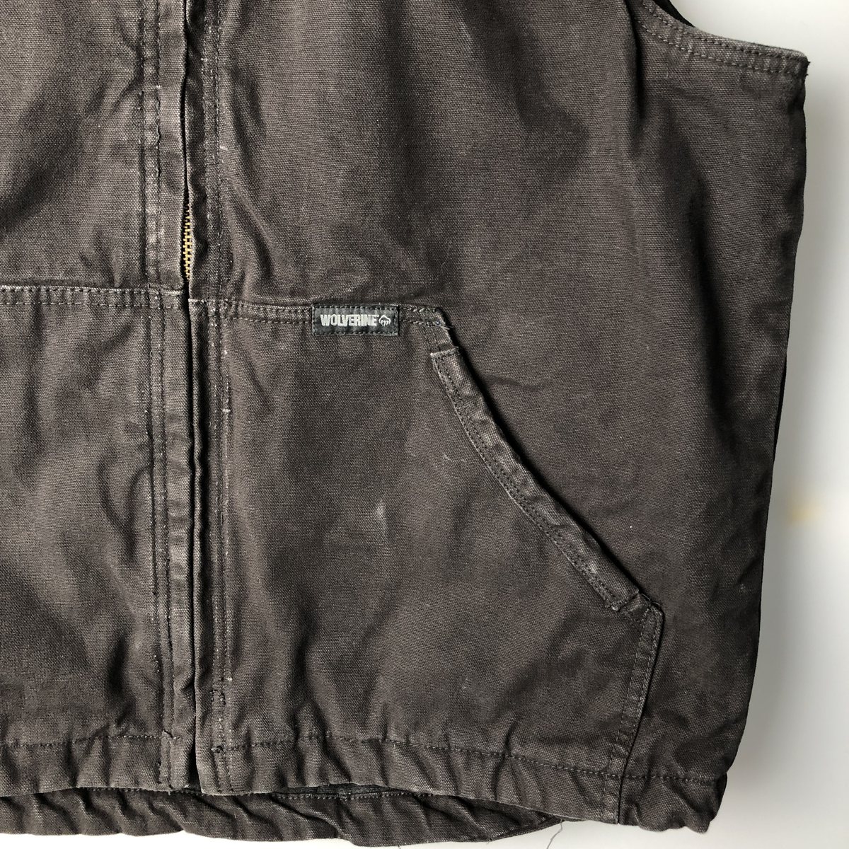 古着 ウルヴァリン WOLVERINE 中綿入り ダックベスト メンズL相当