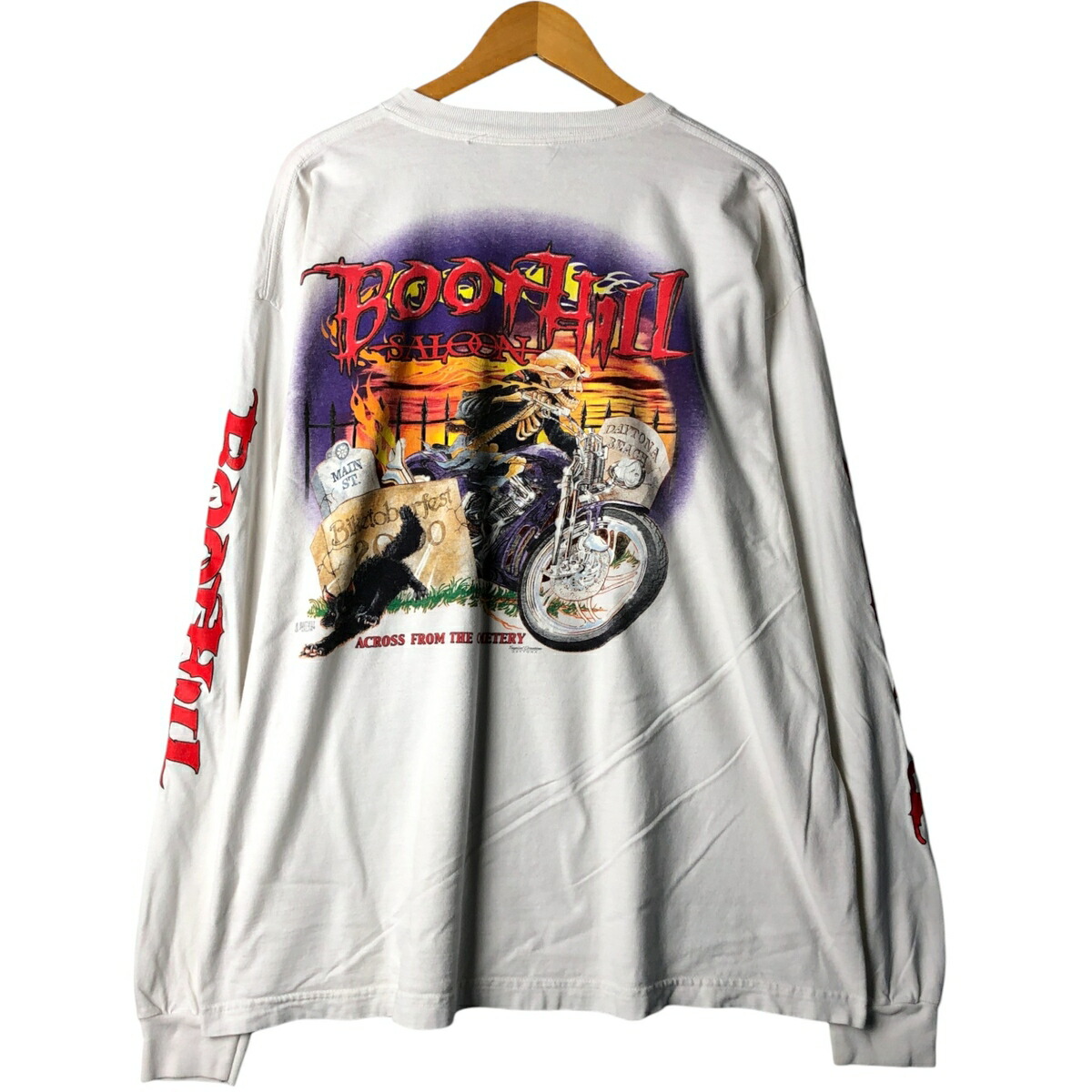 古着 90年代 グローバル GLOBAL ロングTシャツ ロンT メンズXXL相当