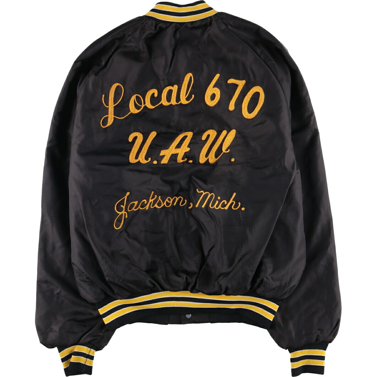 古着 80年代 King Louie 中綿入り ナイロンスタジャン アワード