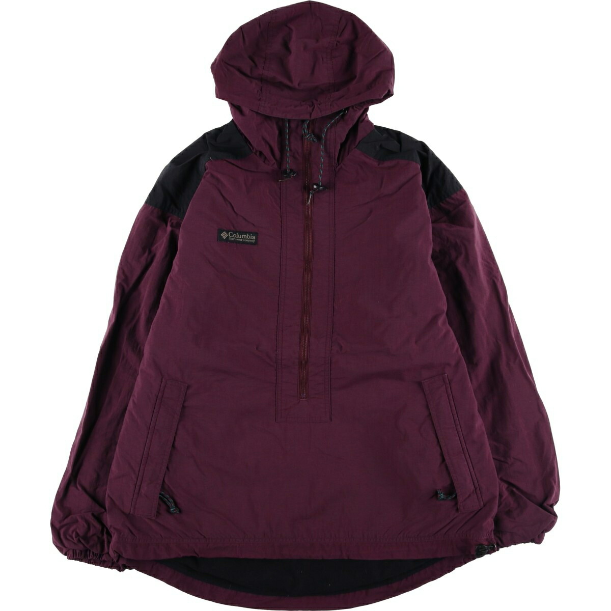 古着 90～00年代 コロンビア Columbia ハーフジップ ナイロンパーカー