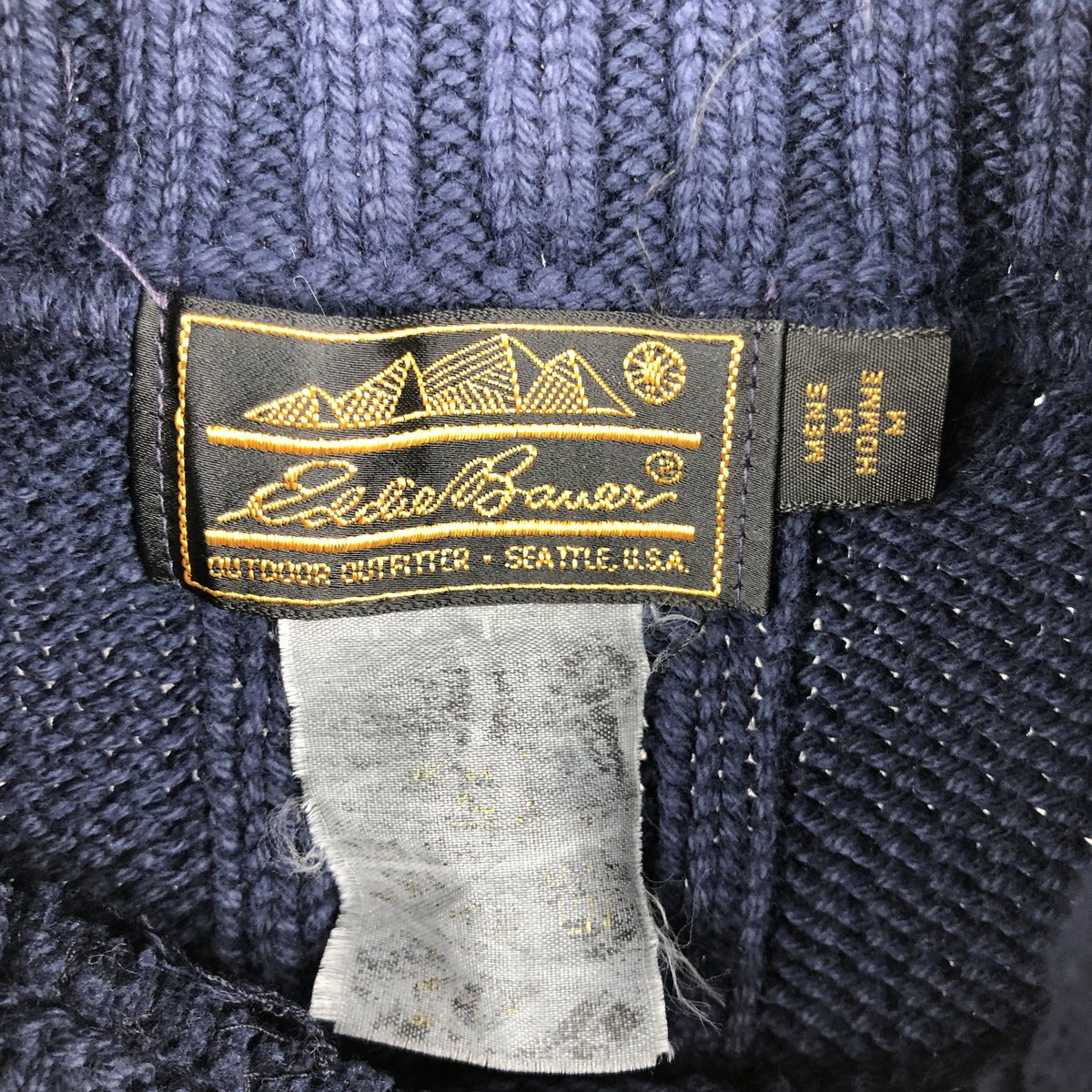 古着 80～90年代 エディーバウアー Eddie Bauer 黒タグ ハイネック