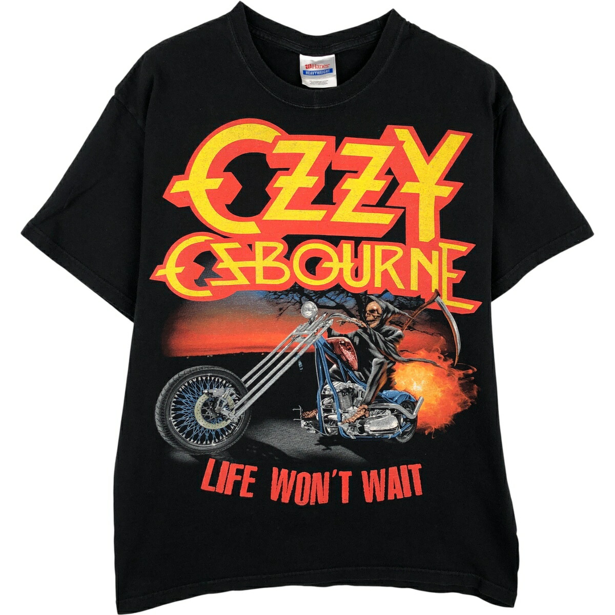 古着 ヘインズ Hanes HEAVYWEIGHT Ozzy Osbourne オジーオズボーン