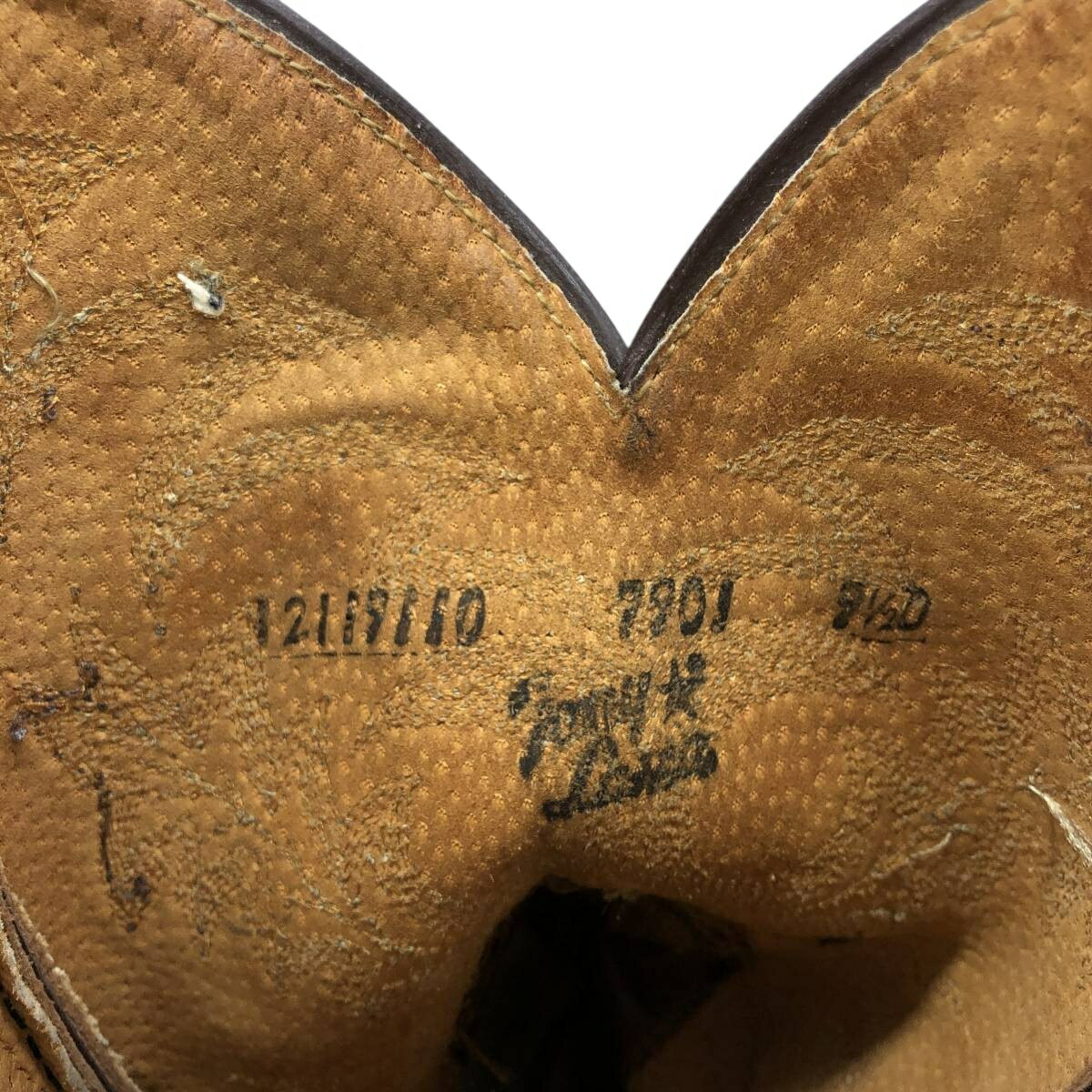 古着 トニーラマ Tony Lama 総柄 ウエスタンブーツ 9 1/2D メンズ27.0