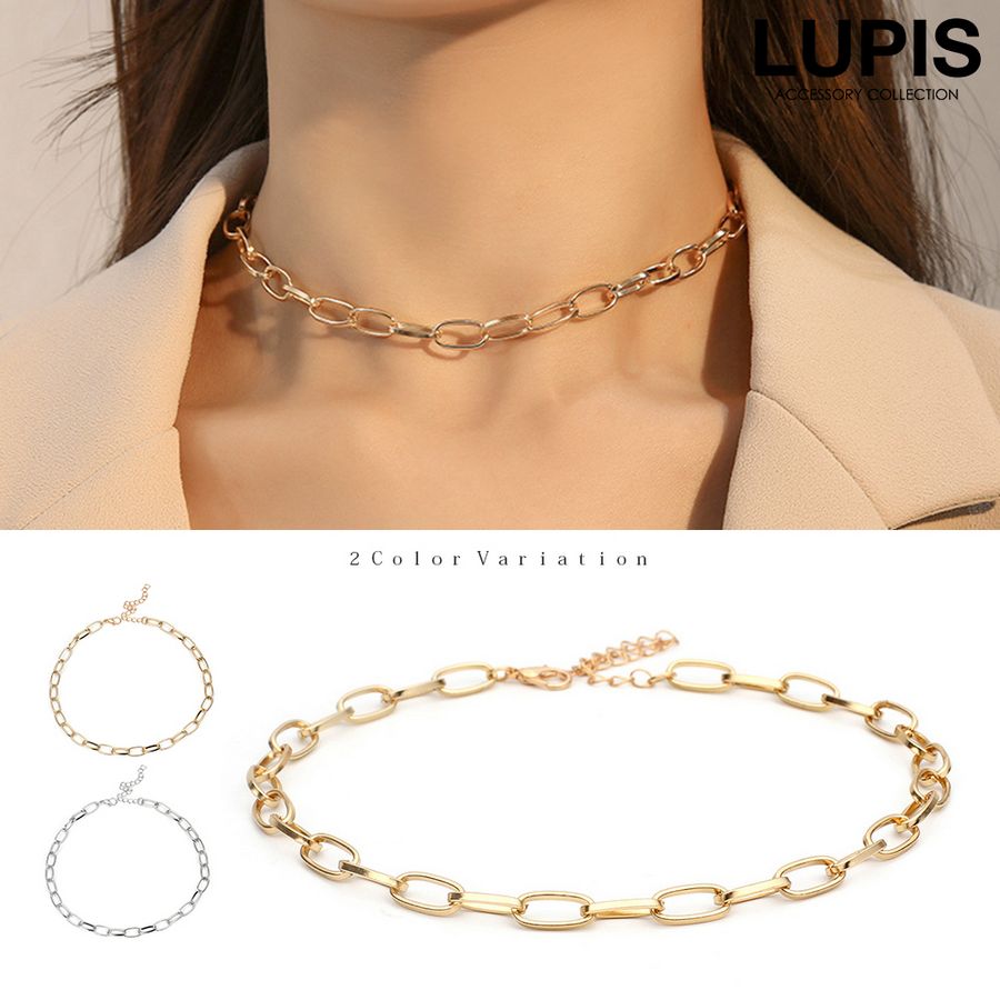 メタルチェーンチョーカーネックレス - ネックレスを激安で通販販売
