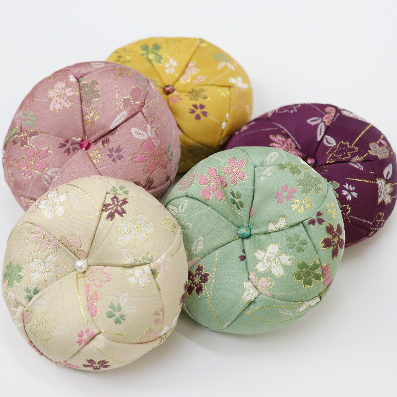 りん棒・りん座布団セット 【さくら柄】 2.8寸・3寸のおりん用 おりん