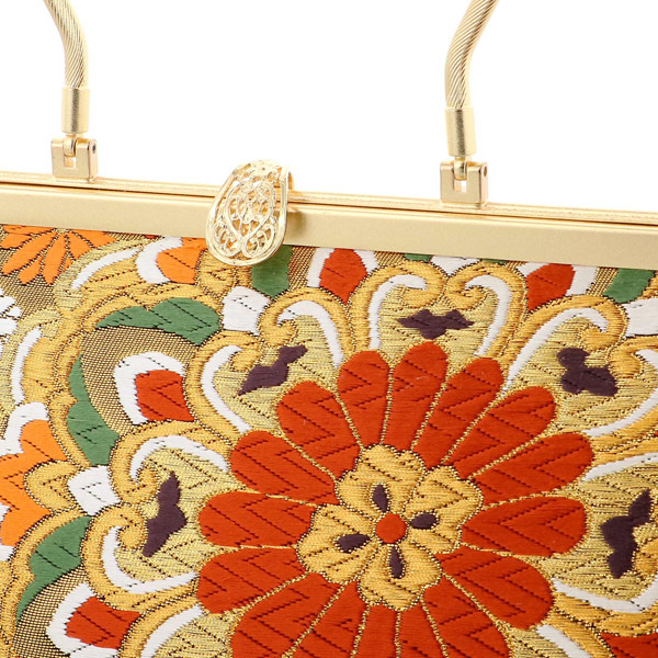 振袖 草履バッグセット ブランド 世美庵「黒地 唐華に菊」Lサイズ 日本