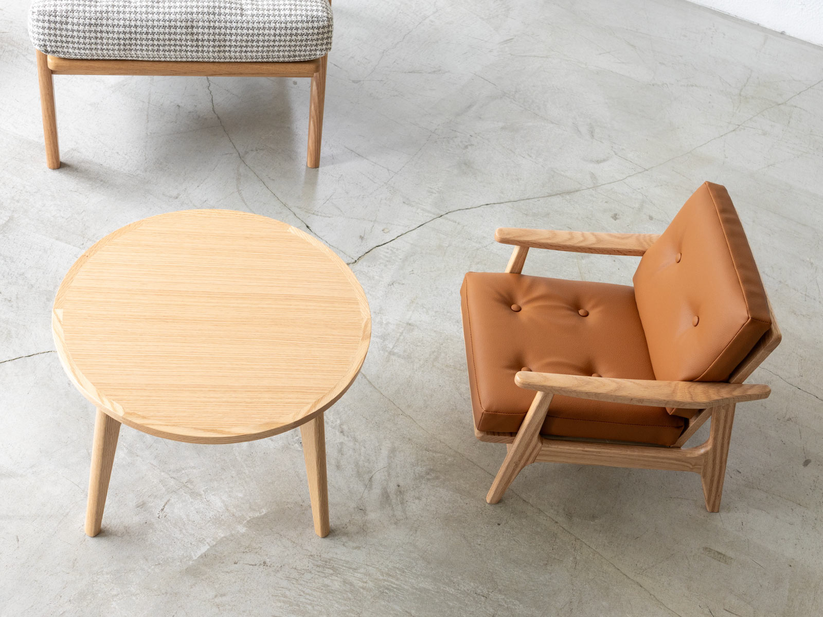 楽天市場】マルニ60+ ラウンドテーブル 48 ミニ オーク 子供用テーブル