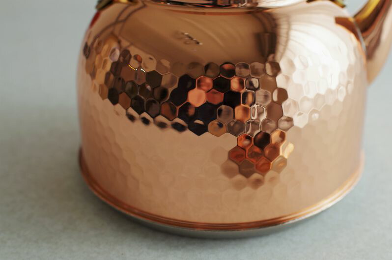 楽天市場】【IH対応 純銅製 鎚目 ケトル 2.3L】 新光金属 新光堂 新潟