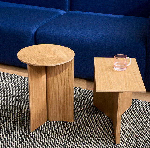 お取り寄せ】HAY (ヘイ) Slit Table Wood スリットテーブル High