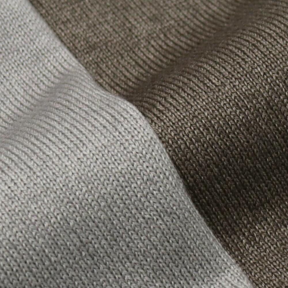 グランサッソ / GRANSASSO / ハーフZIP スタンドカラー ニット