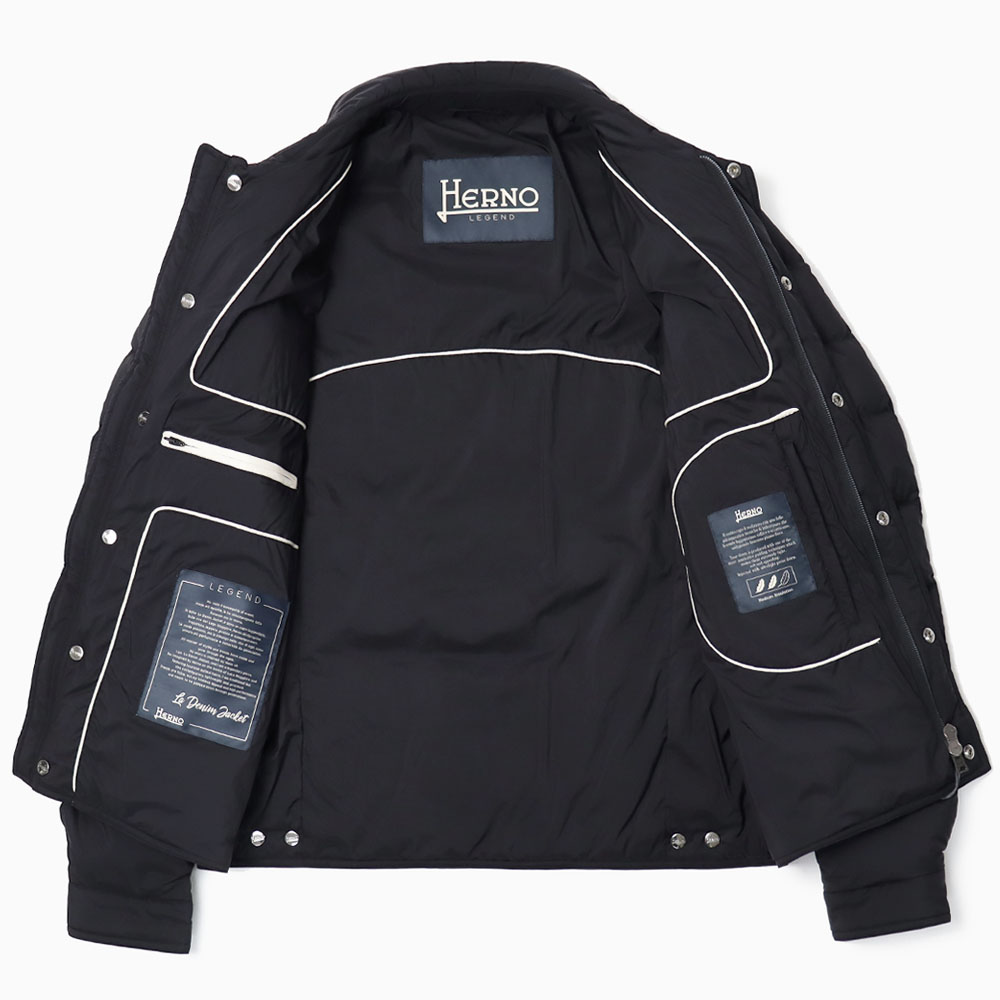 ヘルノ / HERNO / Gジャン型 ダウン ジャケット / 撥水 ナイロン