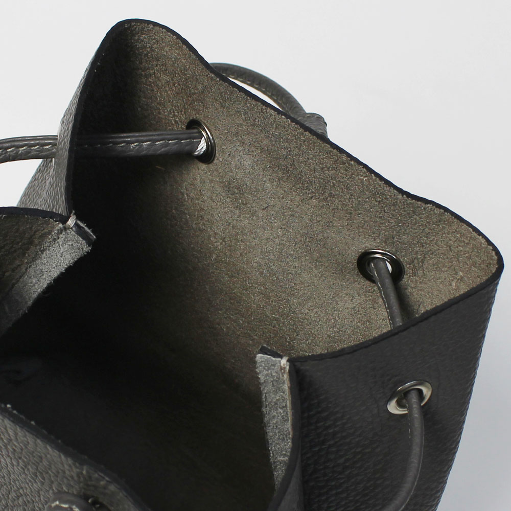 タスティング / TUSTING / 巾着 バッグ/ レザー / Leicester ( M