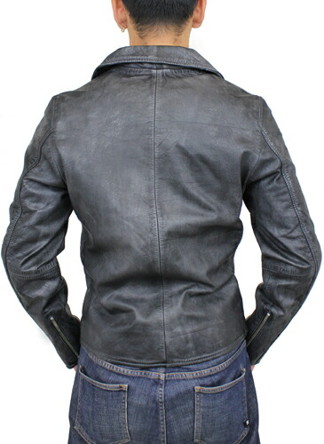 楽天市場】革ジャン ダブルライダース ジャケット 山羊革 ゴートレザー