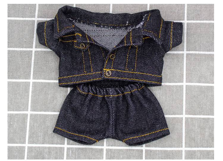 楽天市場】ぬいぐるみ服 デニムジャケット デニムパンツ 上下セット