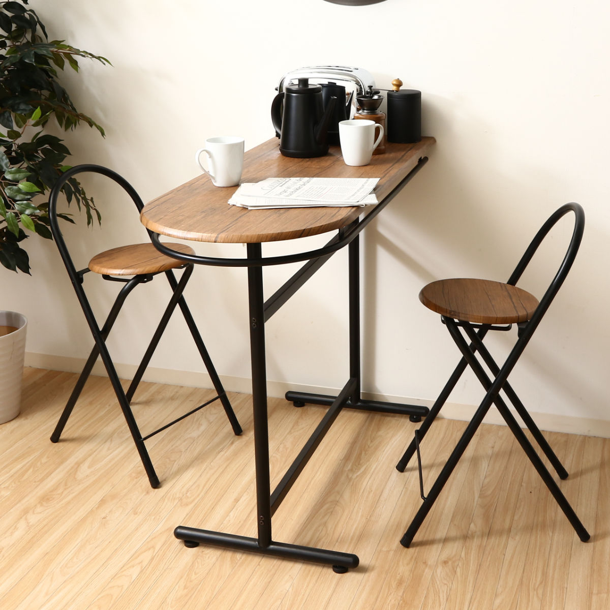 楽天市場】カウンターテーブル 3点セット テーブル×1 チェア×2