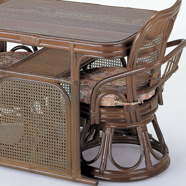 楽天市場】籐 ラウンドチェア・テーブル ダイニング 3点セット （ 送料