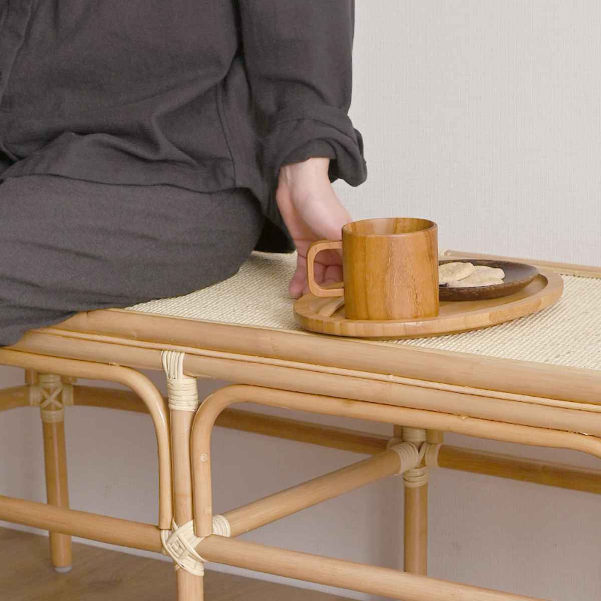 楽天市場】籐 ベンチ Lサイズ 幅160cm ラッカー塗装 天然素材