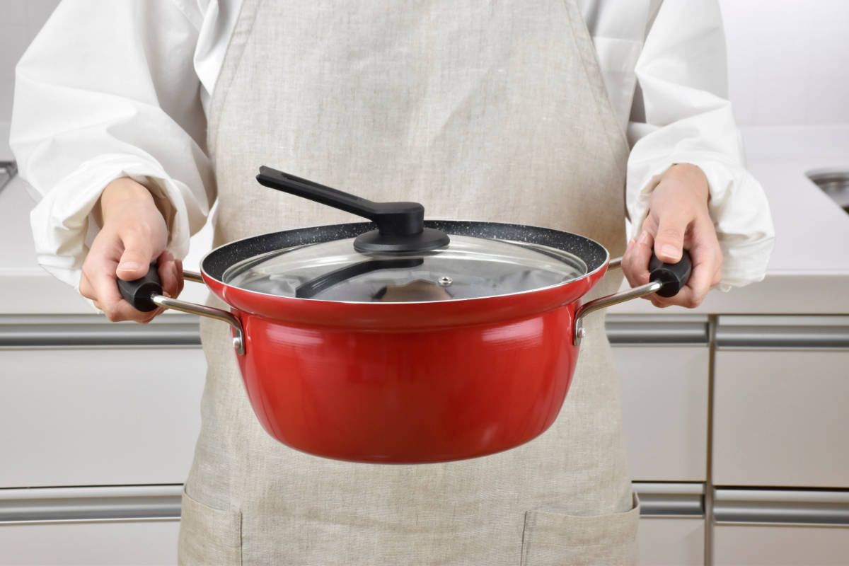 楽天市場】蒸し料理鍋 24cm IH対応 にこみーな （ ガス火 IH ih 対応