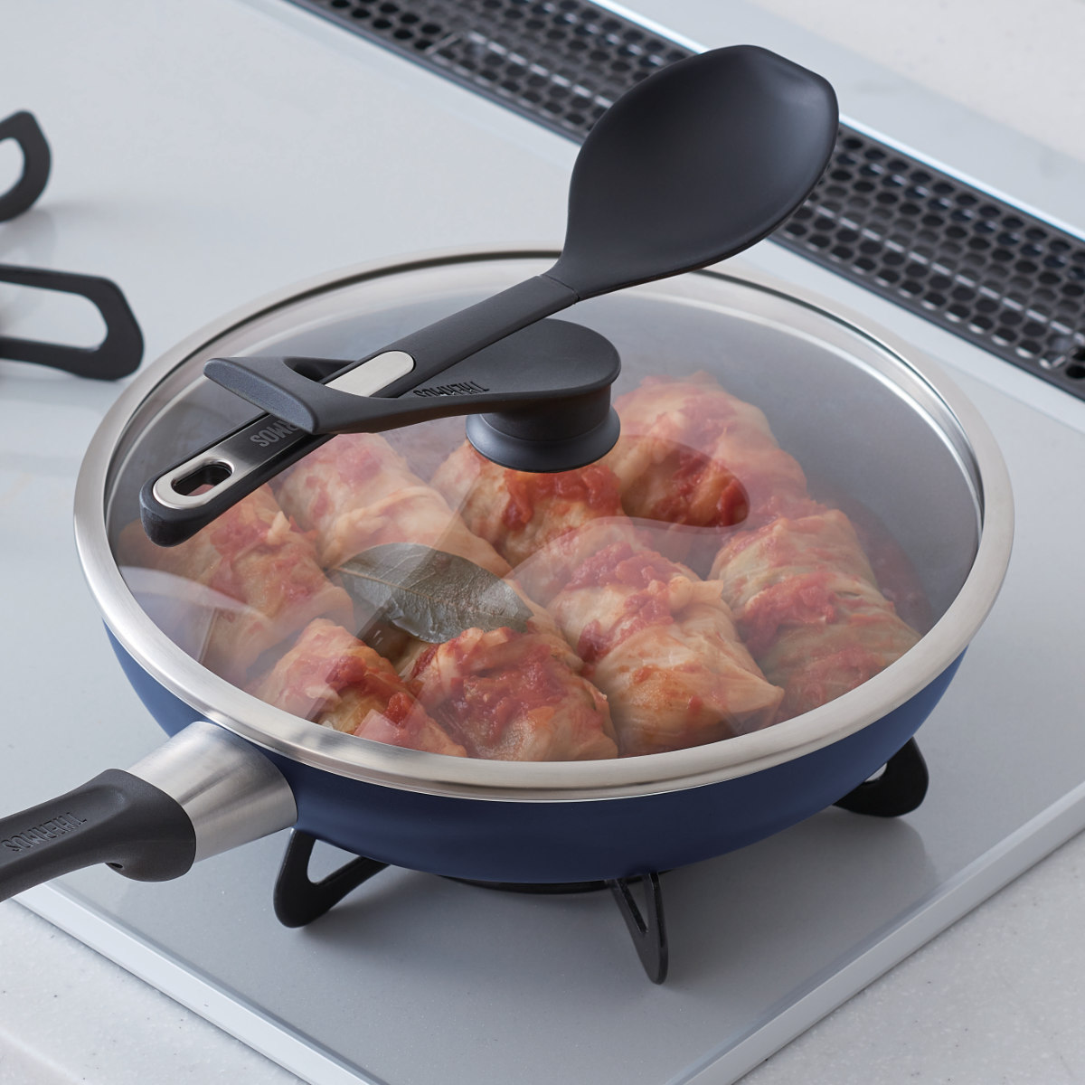 楽天市場】サーモス フライパン 蓋 30cm ガラス蓋 スタンド式