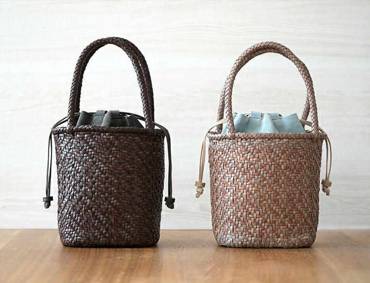 genten レザー かごバッグ 黒と茶色 genten レザー かごバッグ 黒と茶色 genten レザー かごバッグ 黒と茶色